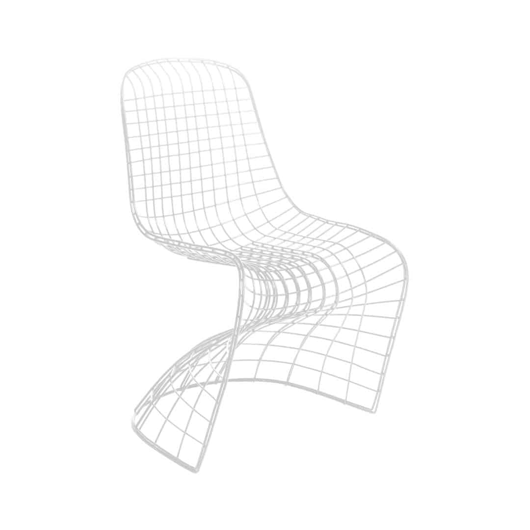 Panton Wire Chair – White