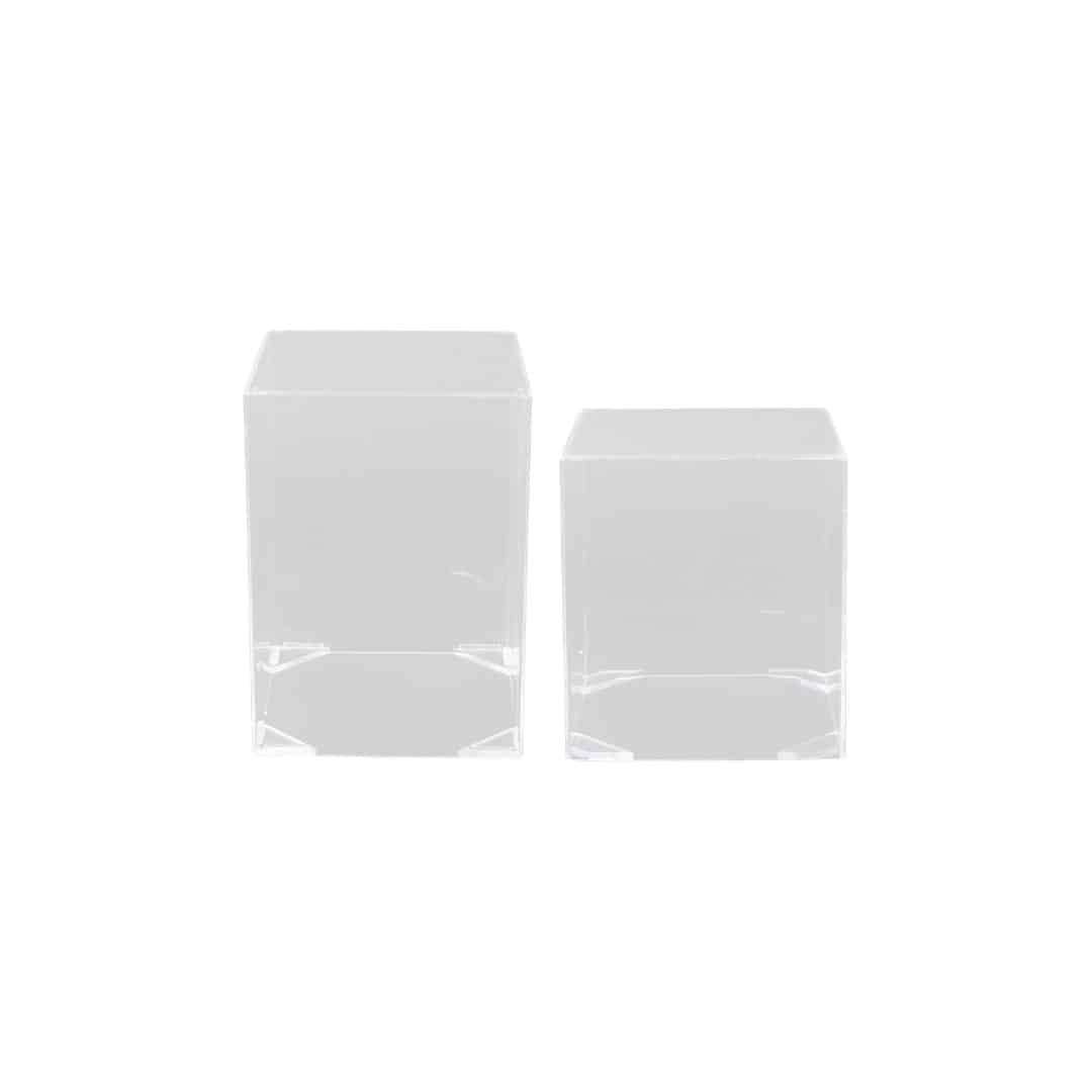Rectangular Plinths – Clear Acrylic
