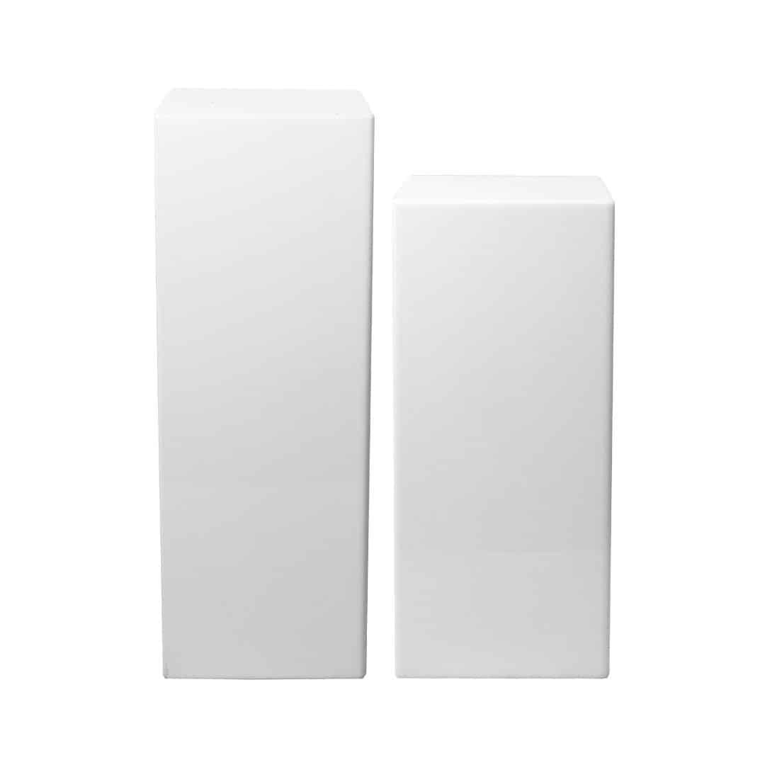 Rectangular Plinths – Opal Acrylic
