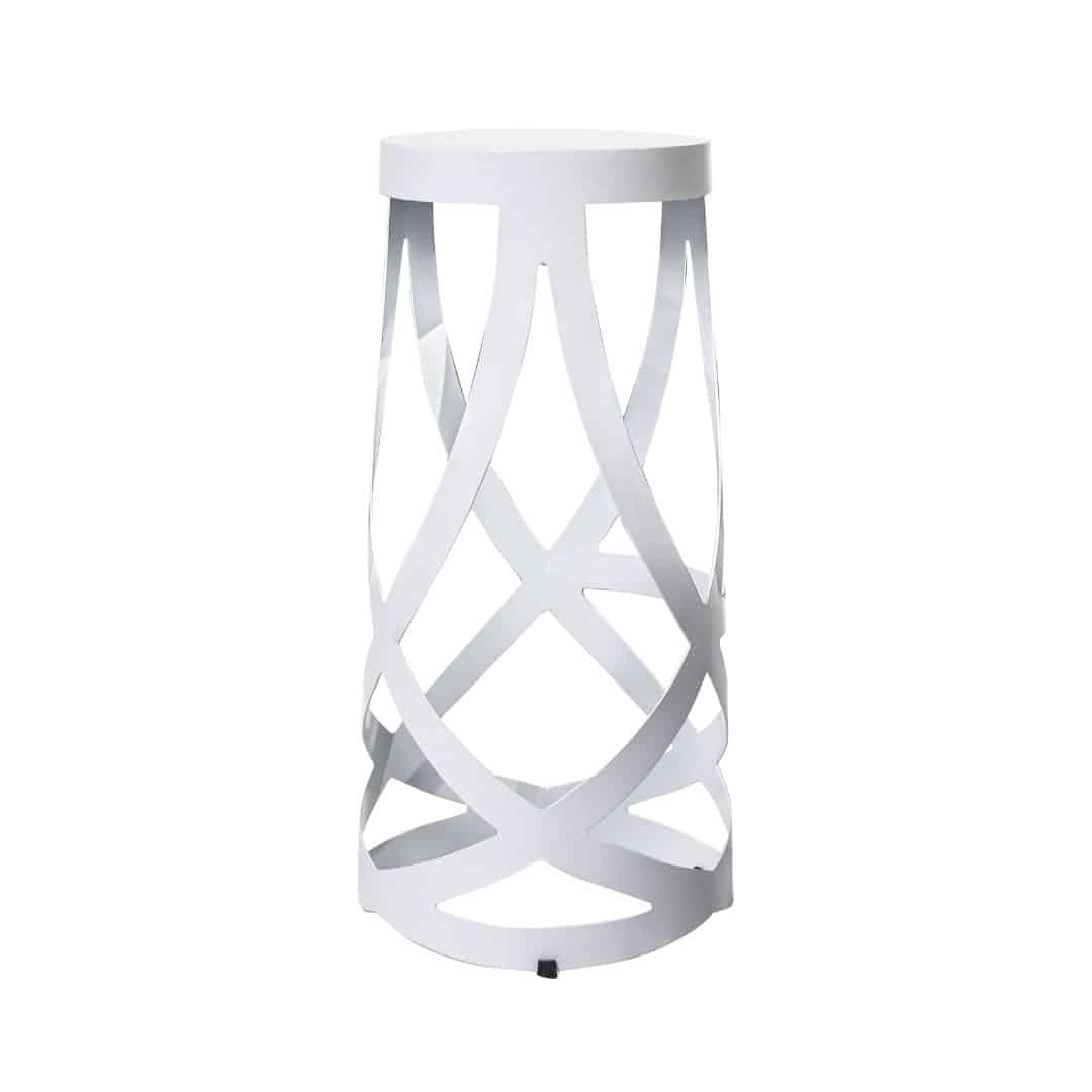 Ribbon Bar Stool – White