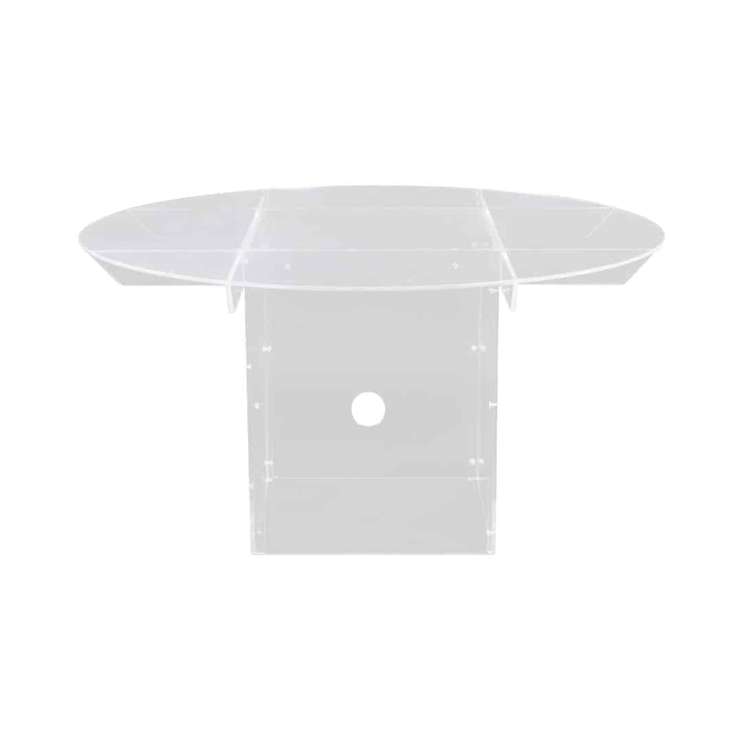 Round Table – Clear Acrylic – Assorted Sizes