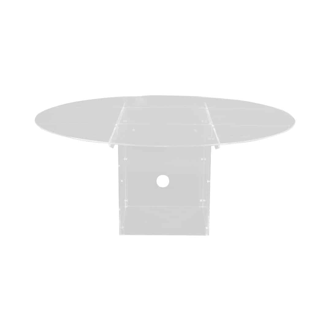 Round Table – Clear Acrylic – Assorted Sizes