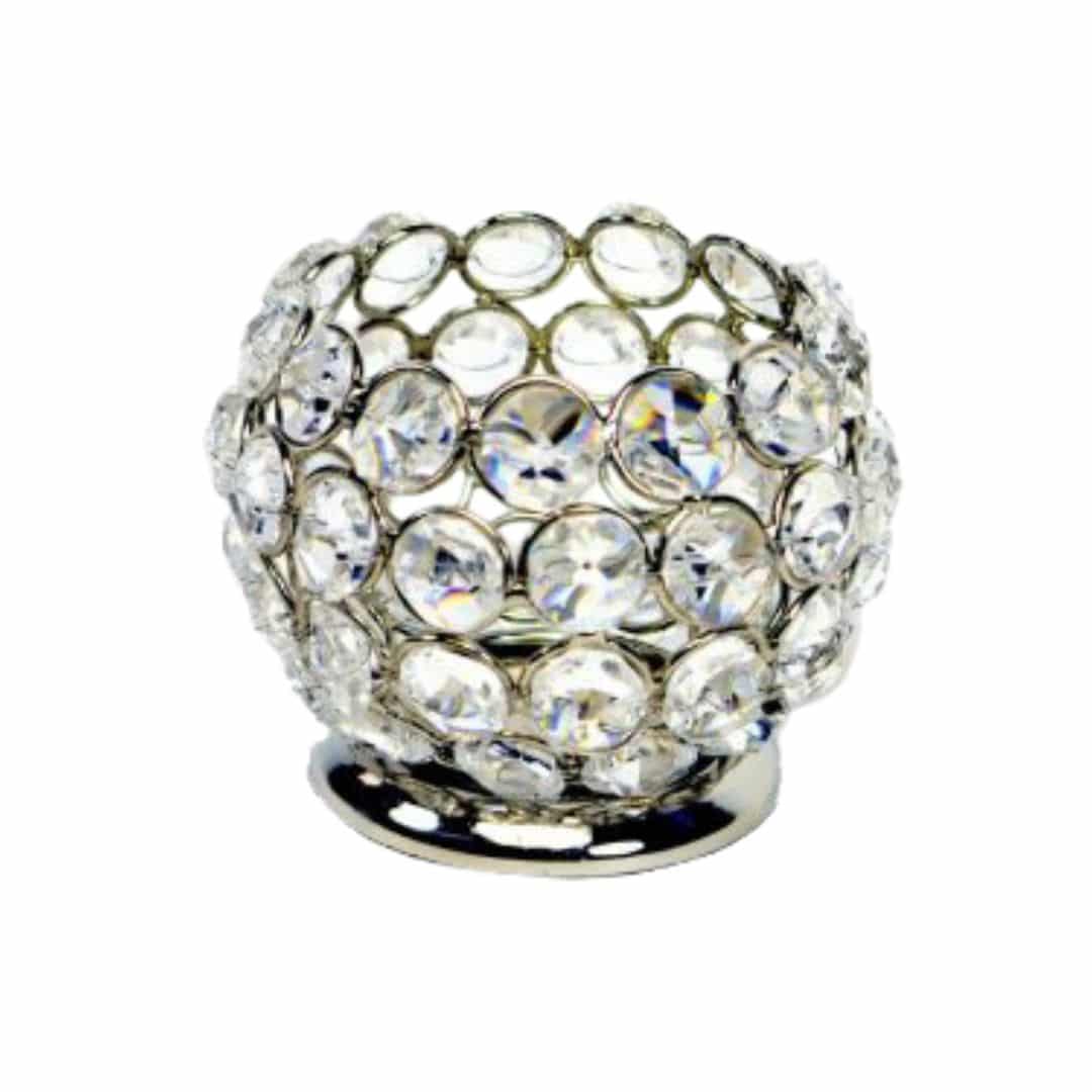 Crystal Ball Votive – 8cmD x 9cmH