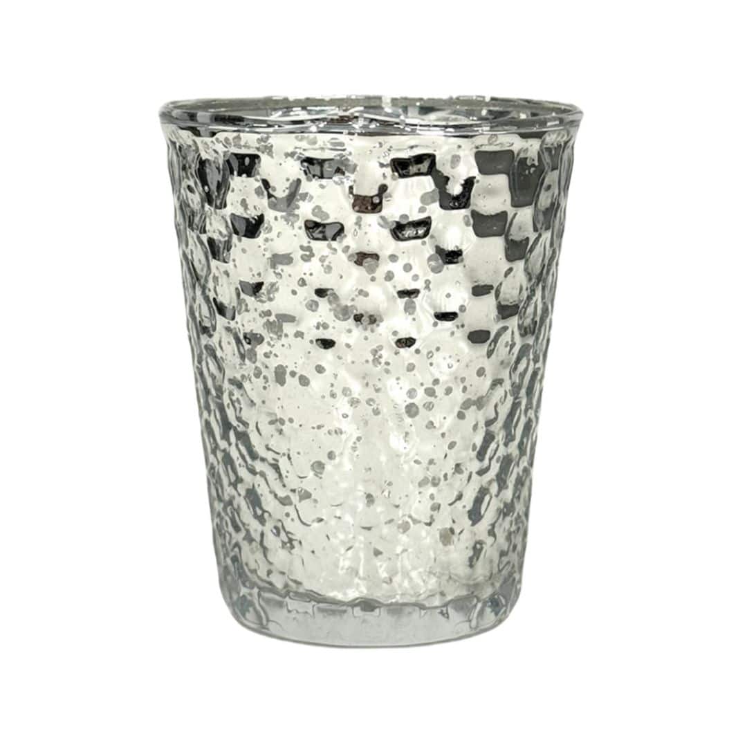 Silver Mercury Votive – Large – 7cmD x 10cmH