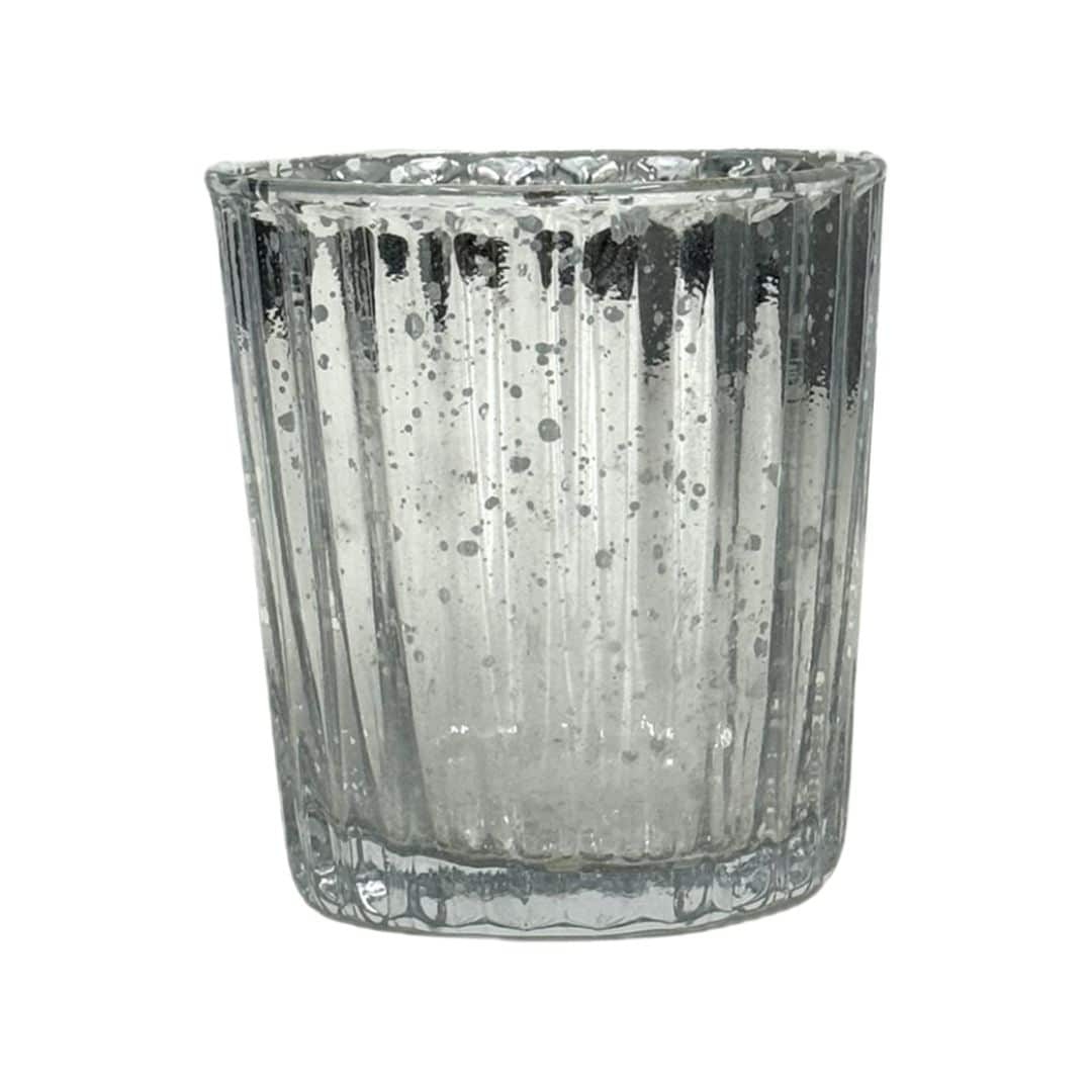 Silver Mercury Votive – Large – 7cmD x 10cmH