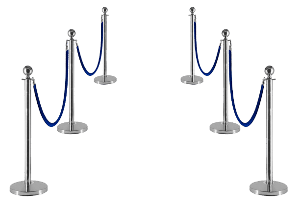 Bollard Rope – Blue Velvet – 150cmL