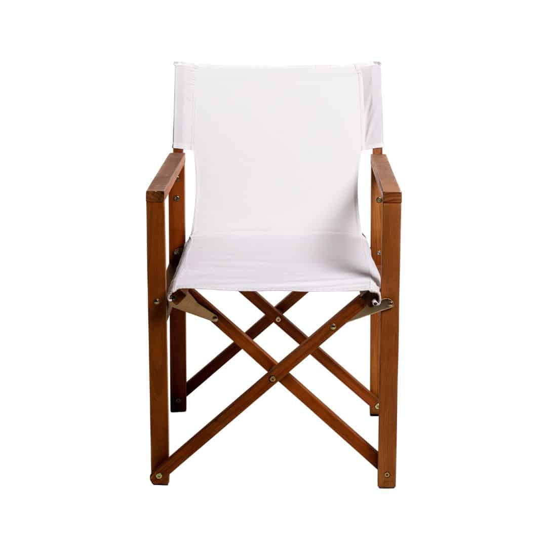 Summer Directors Chair – White