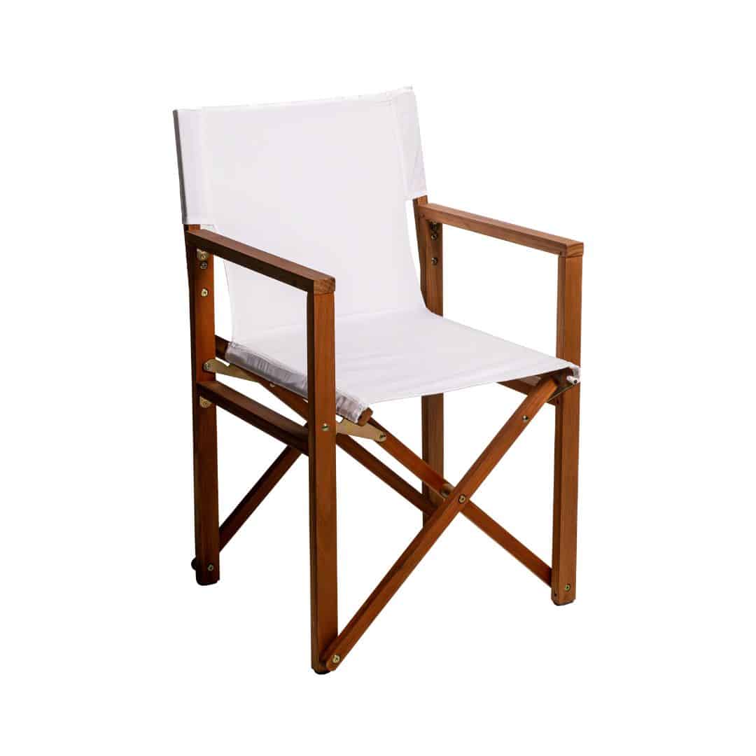 Summer Directors Chair – White