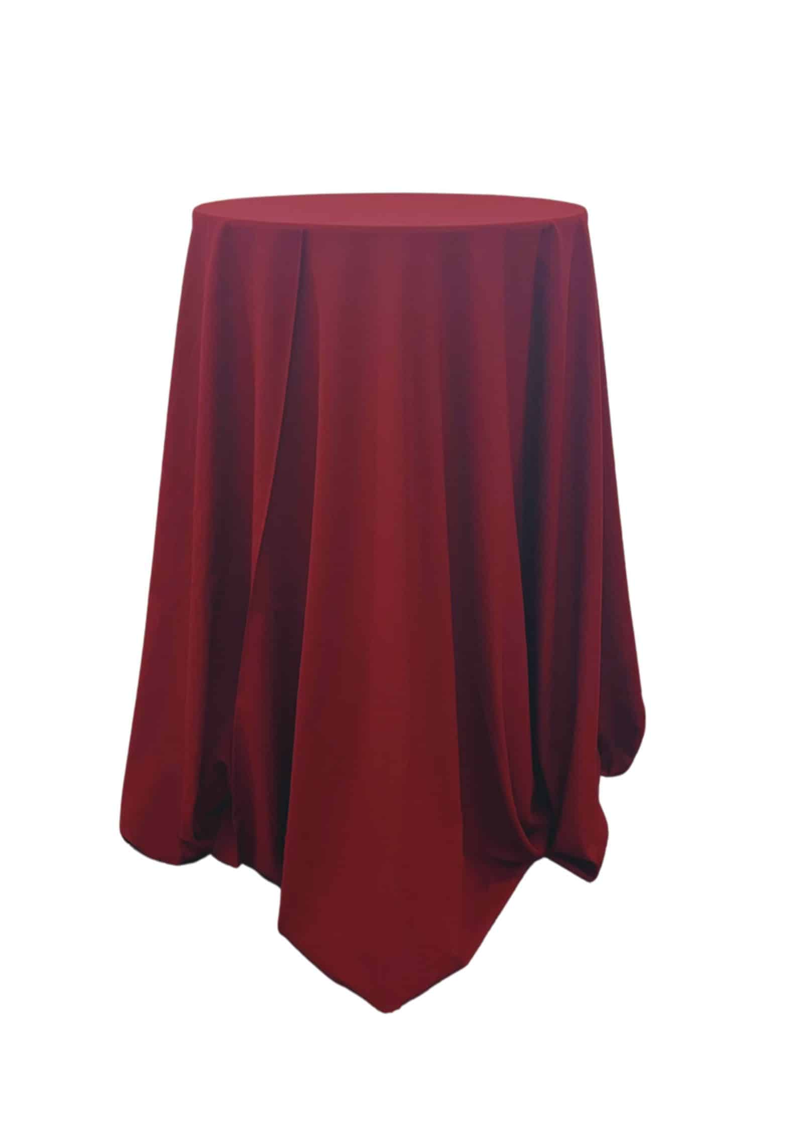 Tablecloth – Burgundy Mechanical Stretch – Square – 240cmW x 240cmL