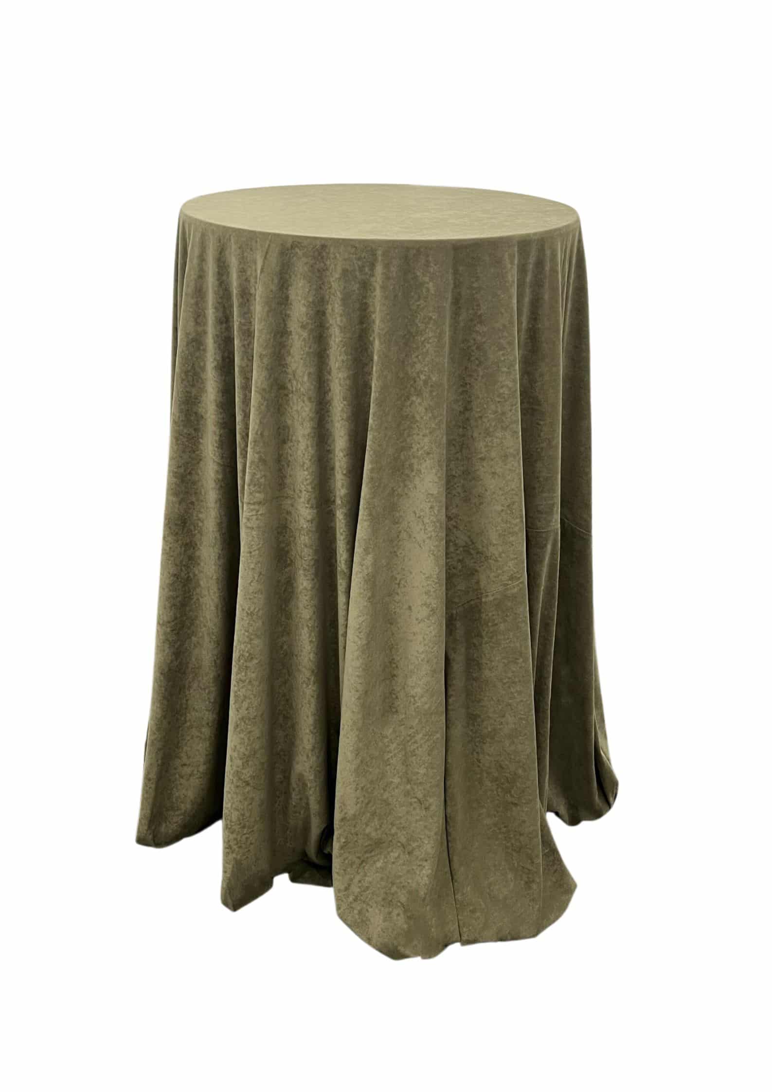 Tablecloth – Moss Suede – Round – 330cmD