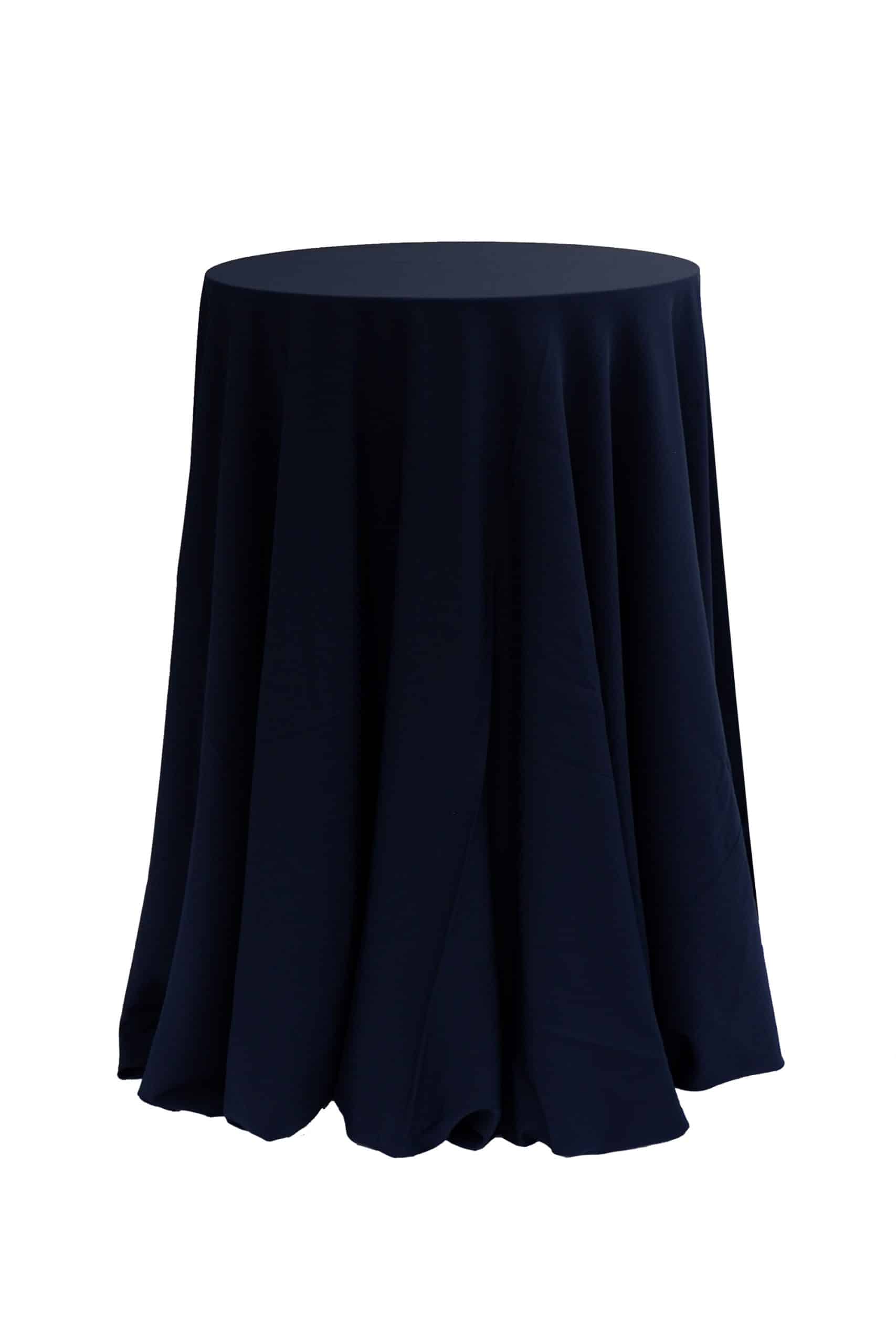 Tablecloth – Navy Mechanical Stretch – Round