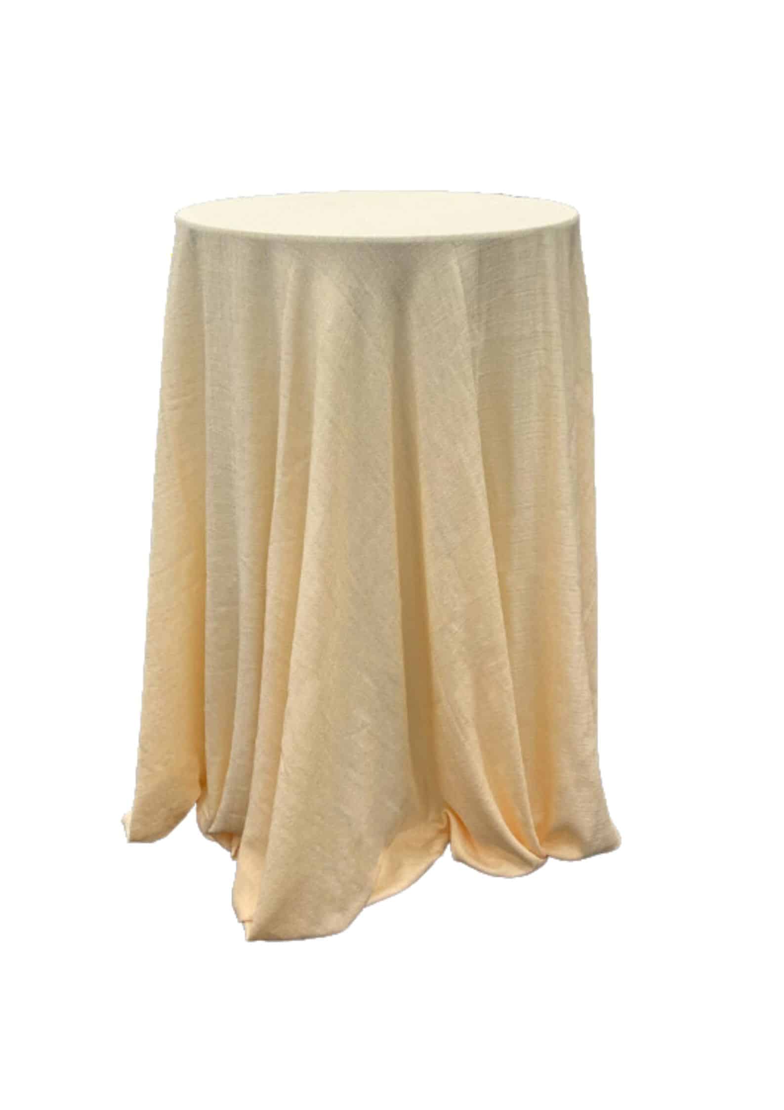 Tablecloth – Peach Textured Weave – Round – 280cmD