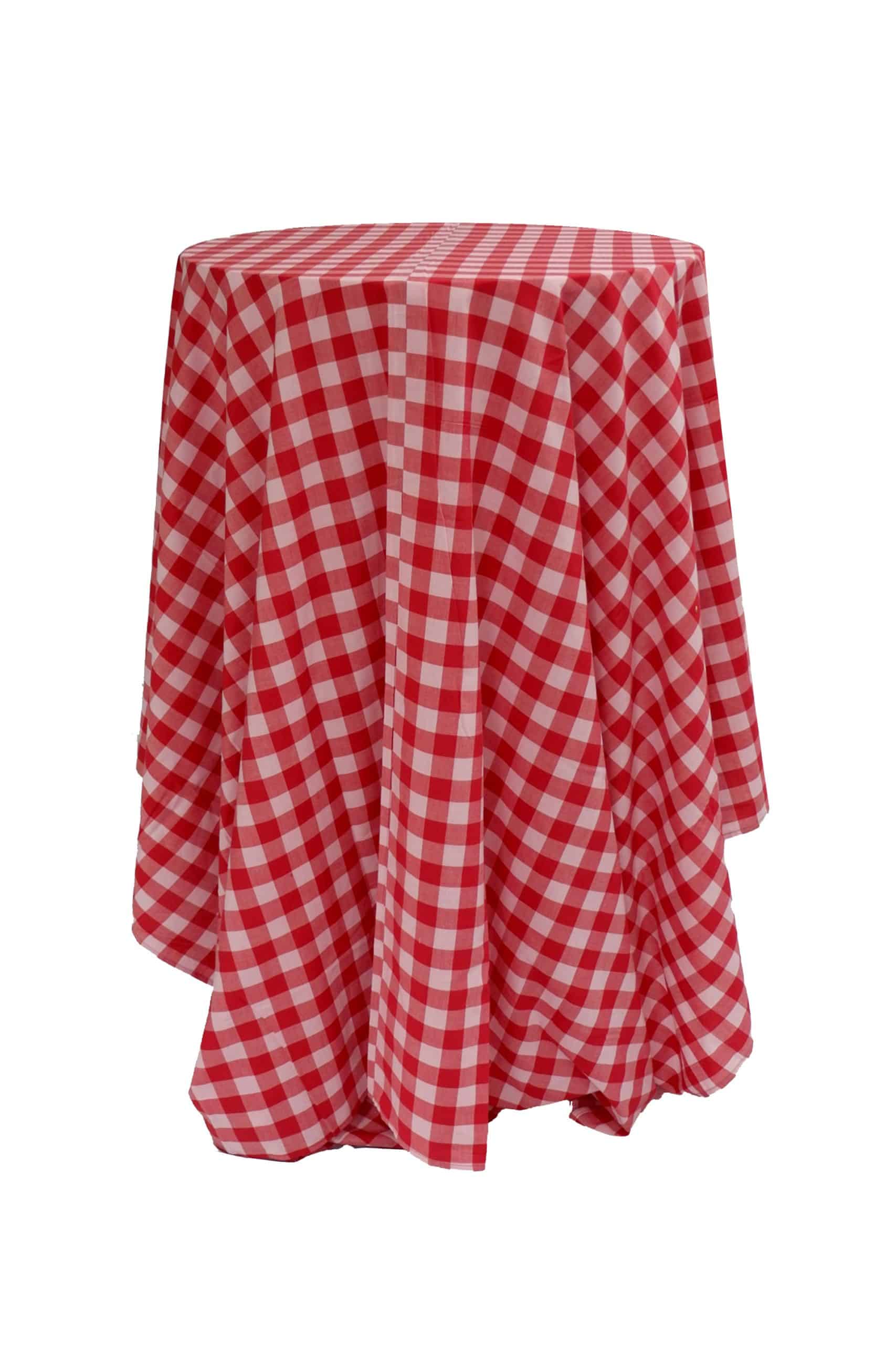 Tablecloth – Red and White Gingham – Rectangular – 280cmW x 290cmL