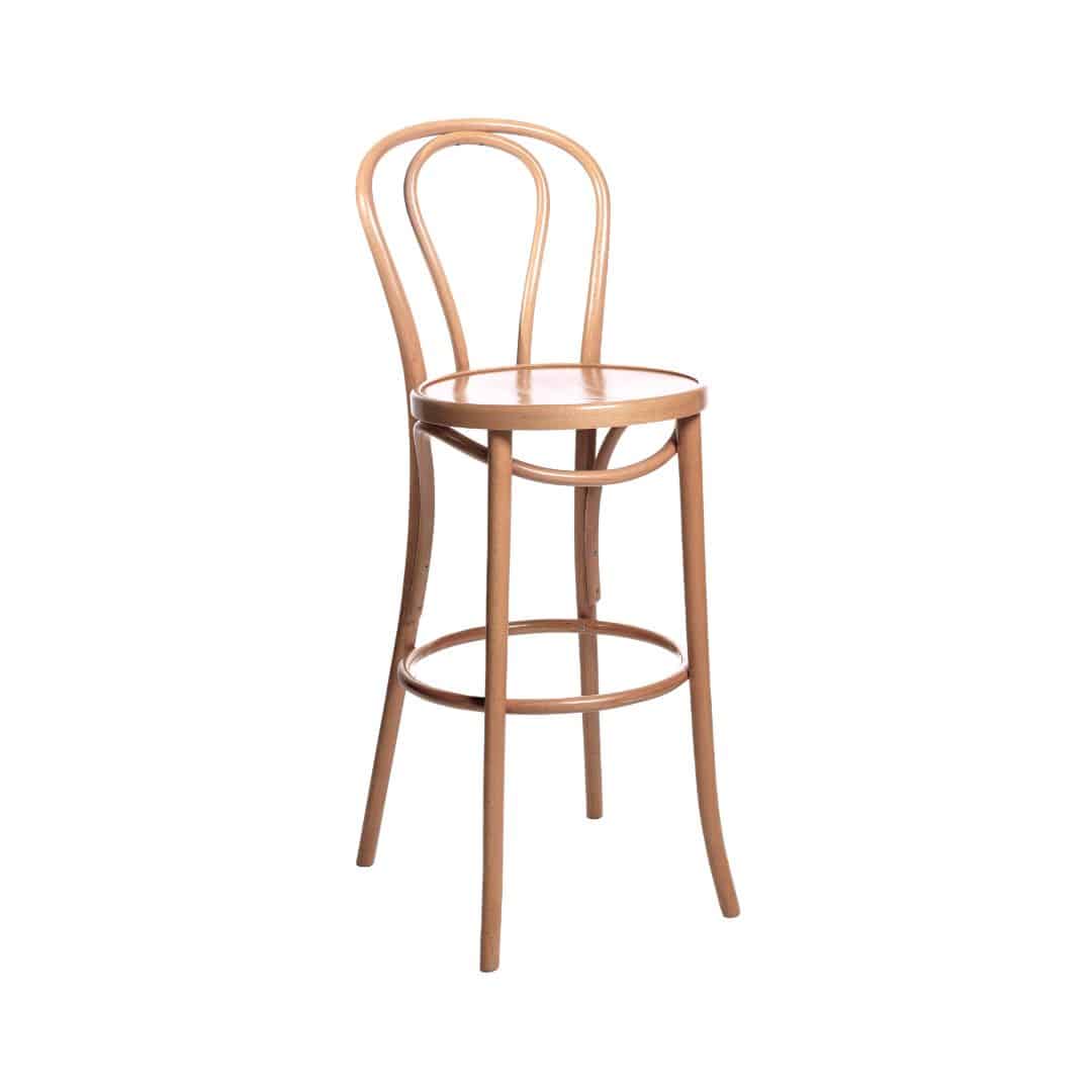 Thonet Bentwood Bar Stool – Natural Timber