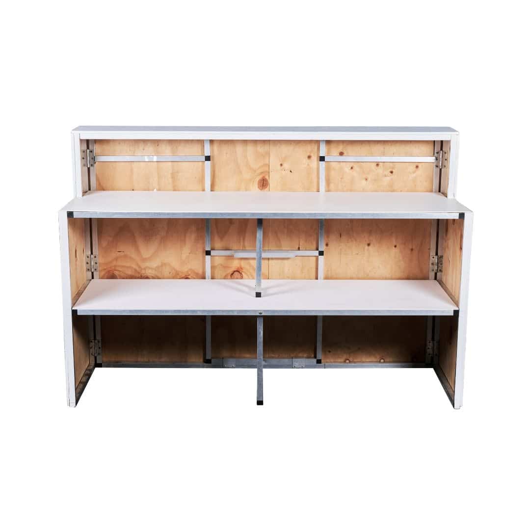 Timber Panelled Deluxe Bar – White