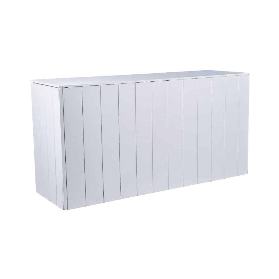 Timber Panelled Food Station – White