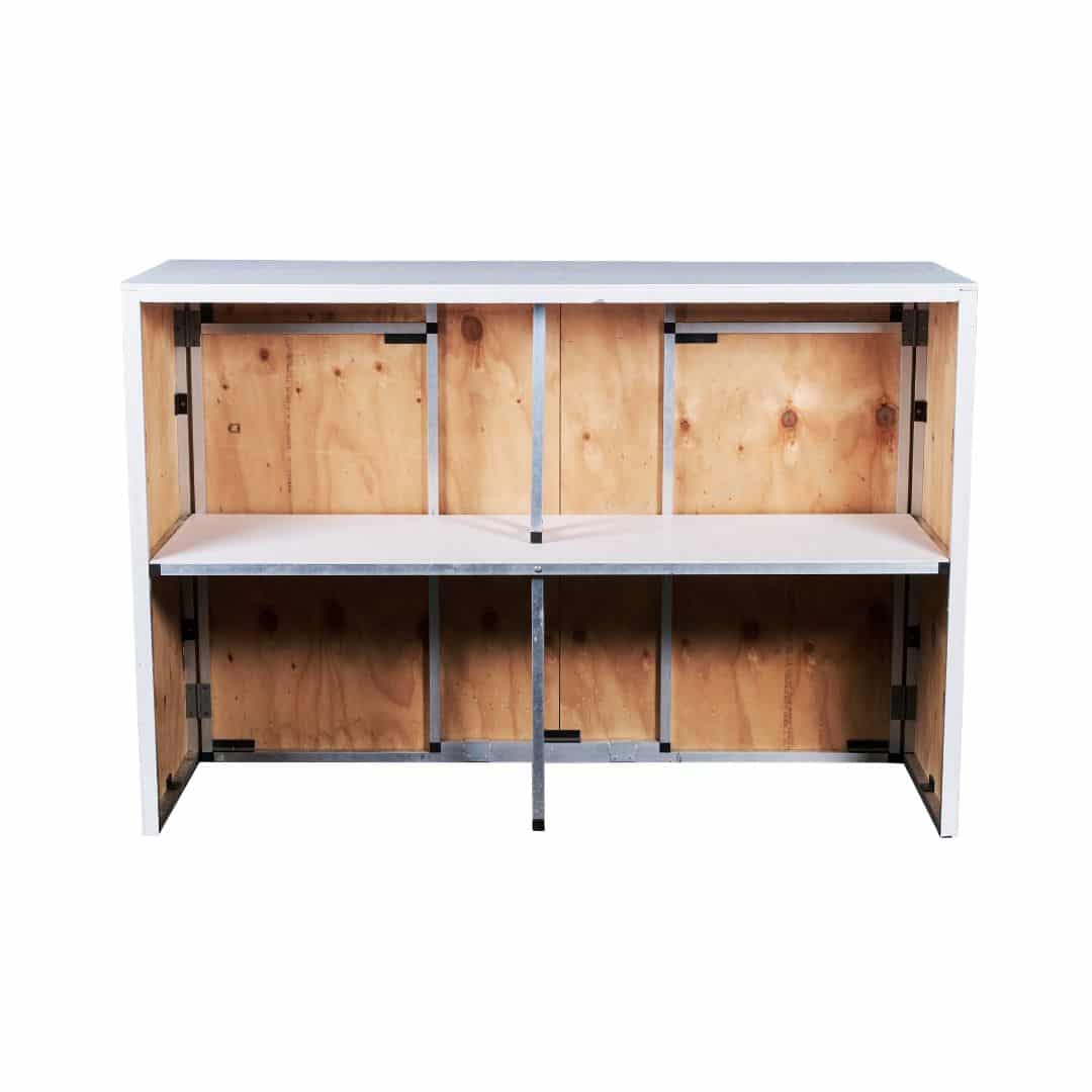 Timber Panelled Standard Bar – White