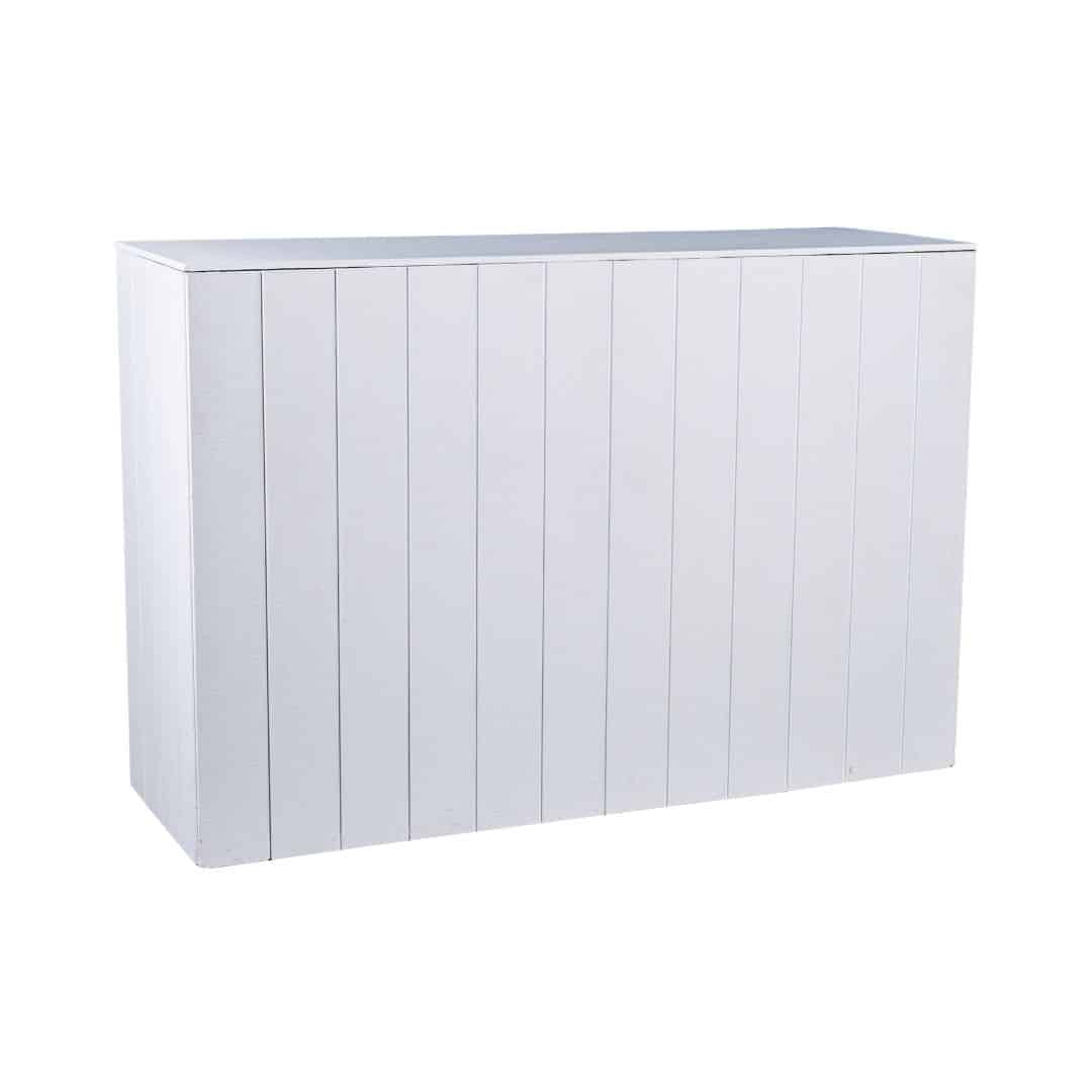 Timber Panelled Standard Bar – White