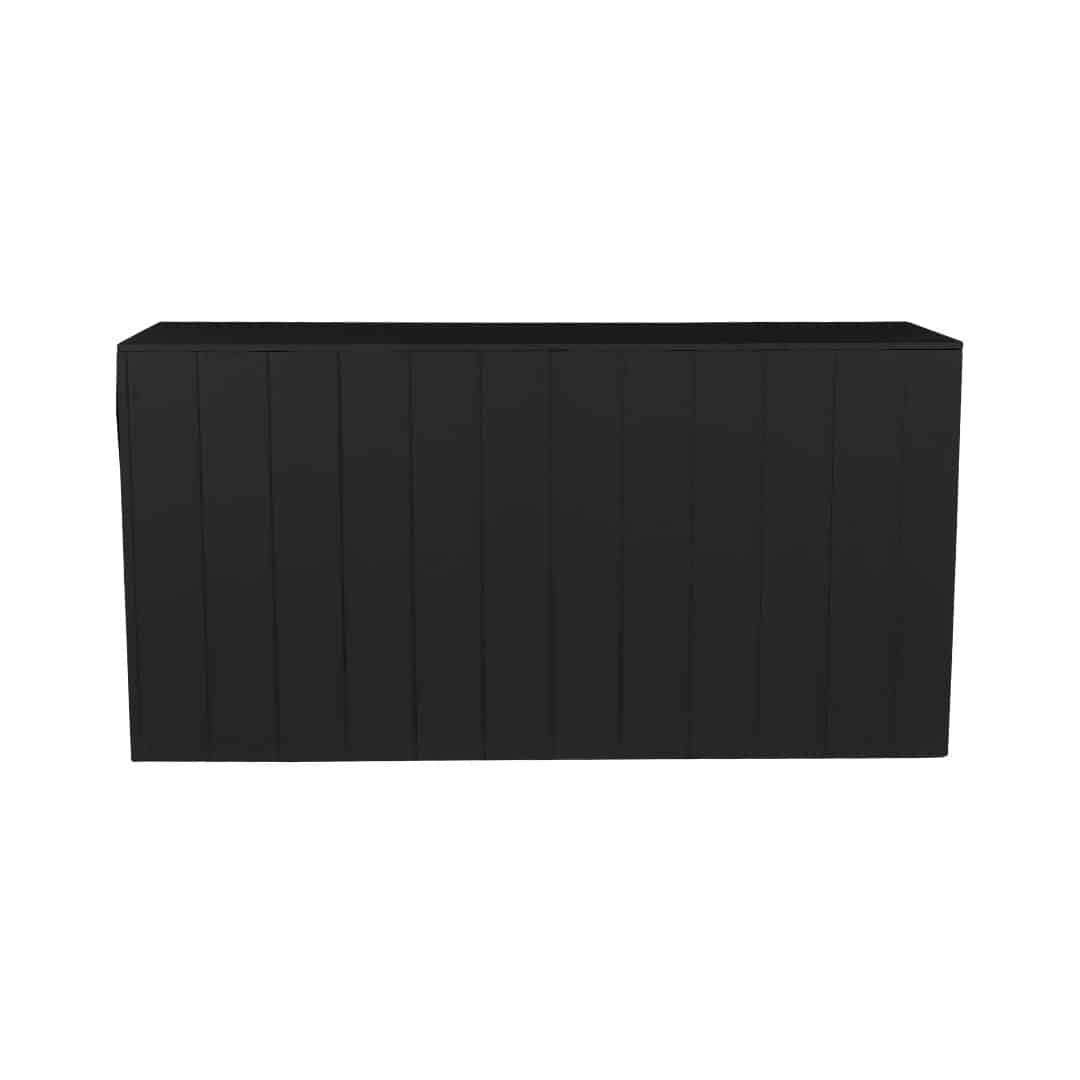 Timber Panelled Food Station – Black
