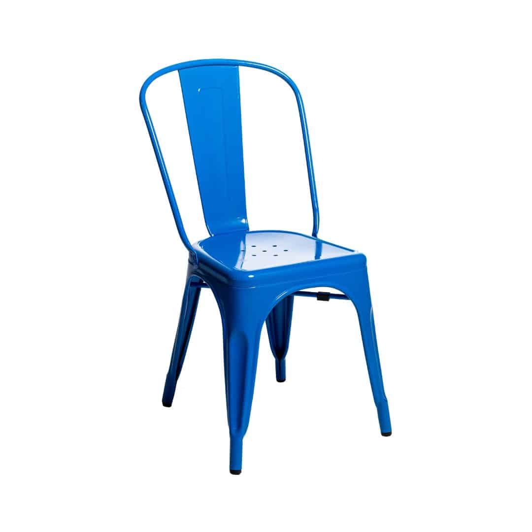 Tolix Chair – Royal Blue