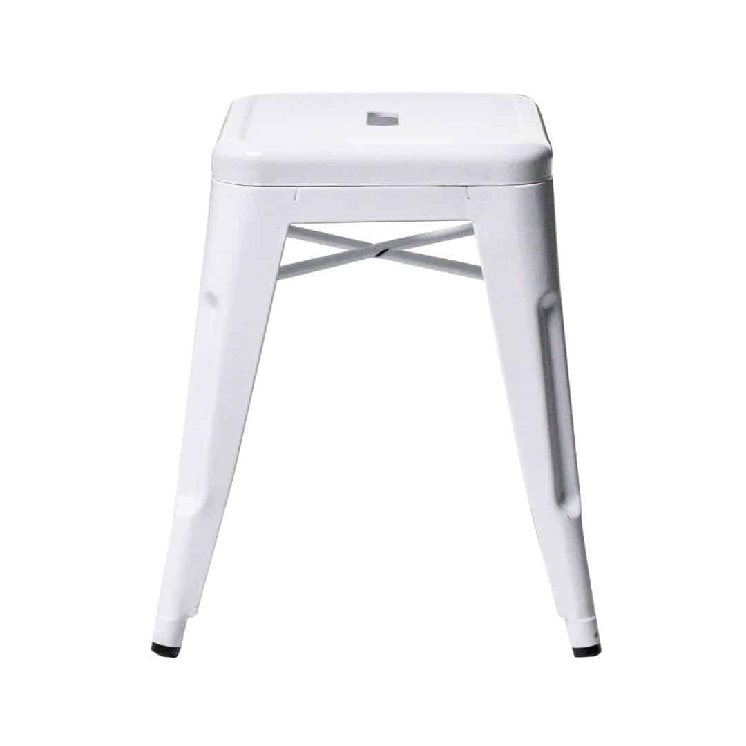 Tolix Low Stool – White