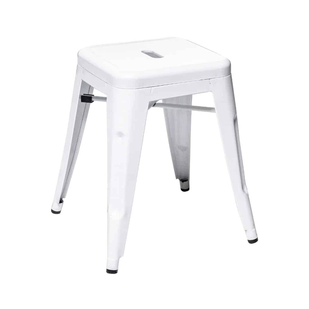 Tolix Low Stool – White