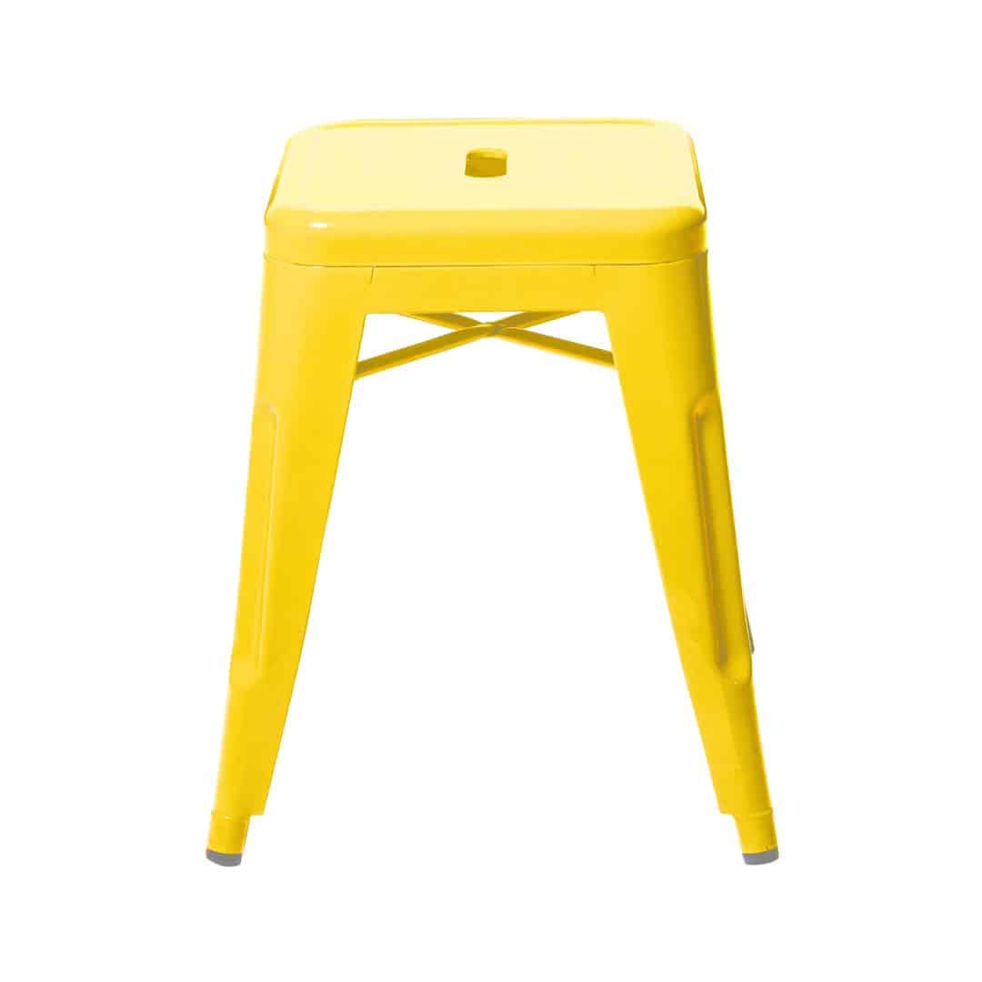 Tolix Low Stool – Yellow