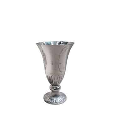 Trumpet Urn – Silver – Set of Two