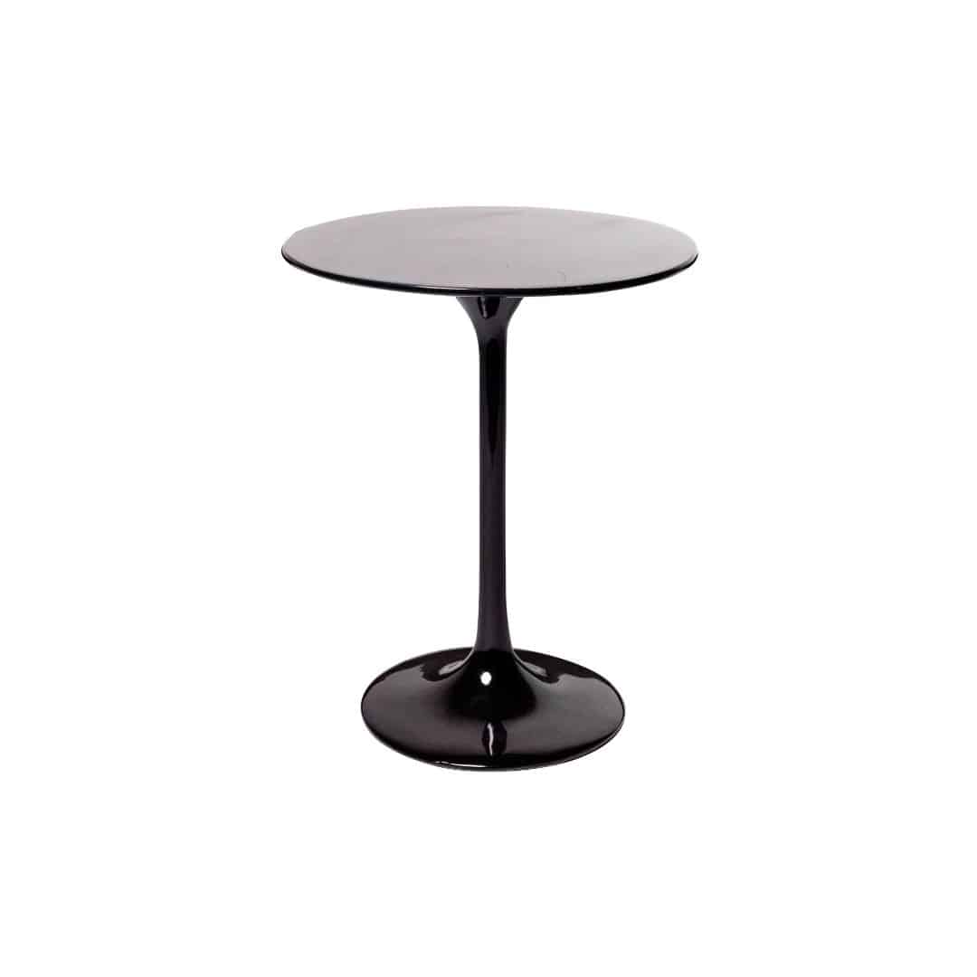 Tulip Cafe Table – Black Resin