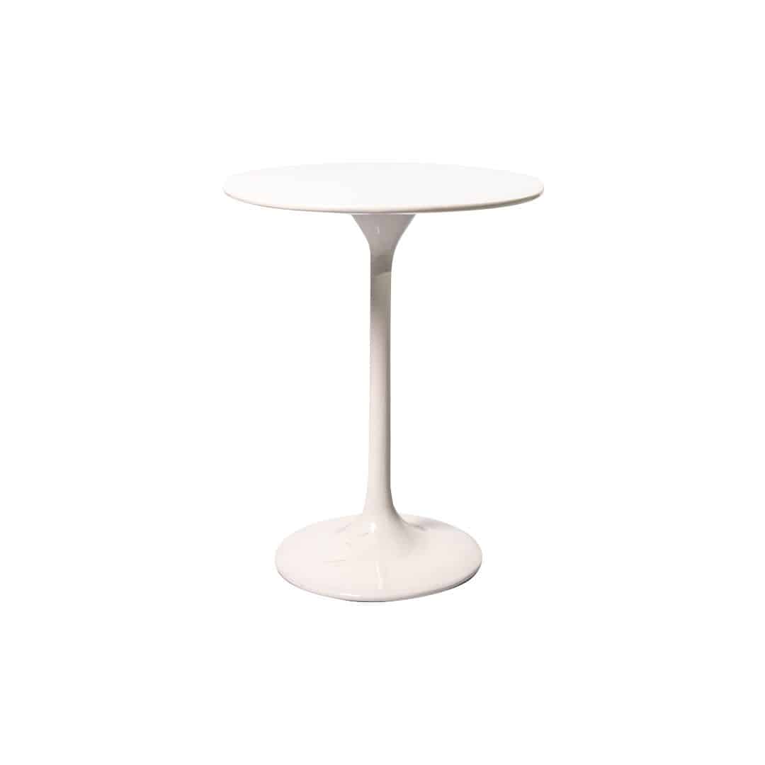 Tulip Cafe Table – White Resin