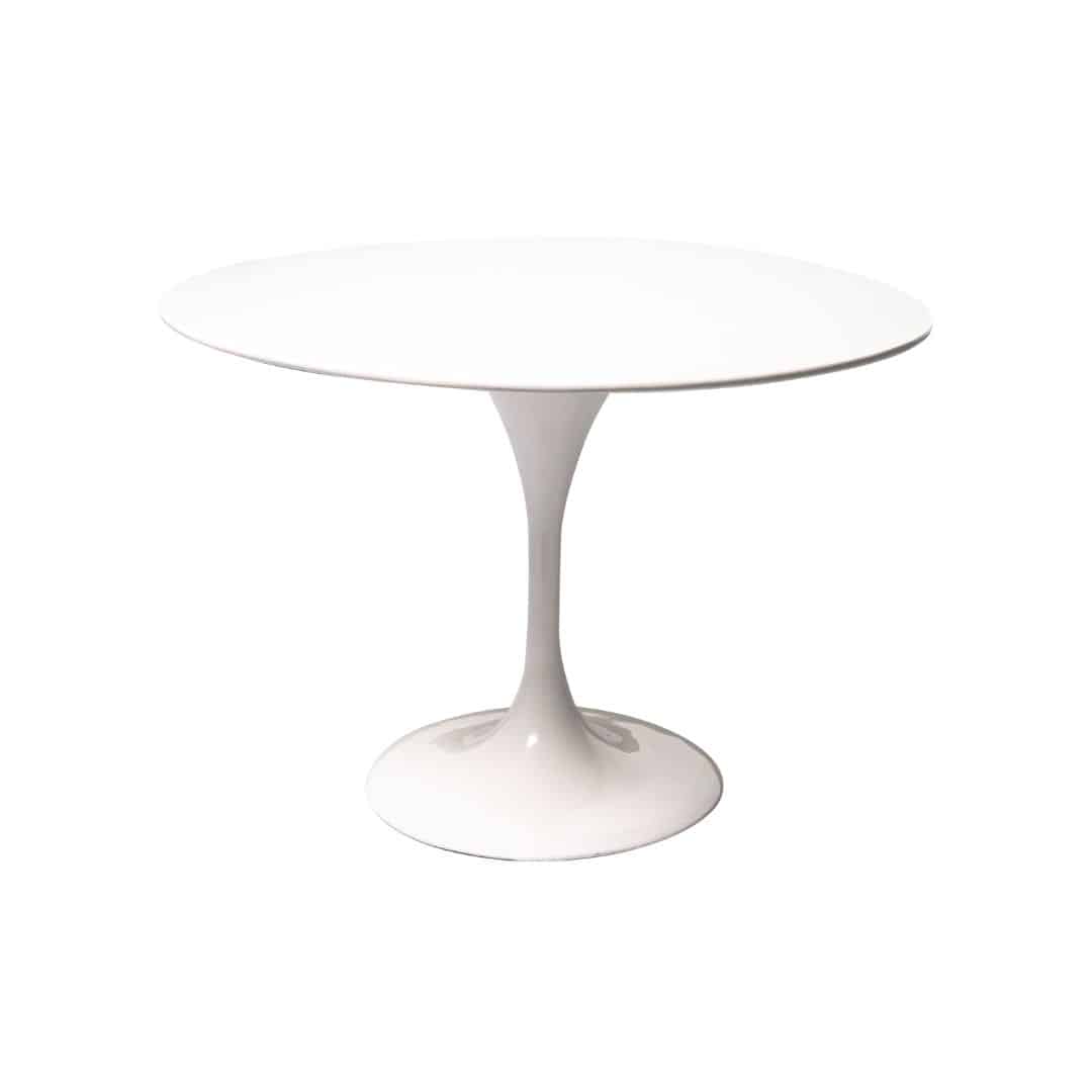Tulip Dining Table – White Resin