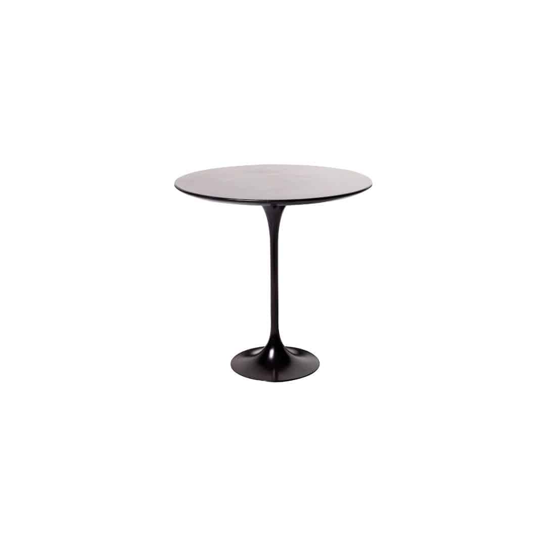 Tulip Side Table – Black Marble