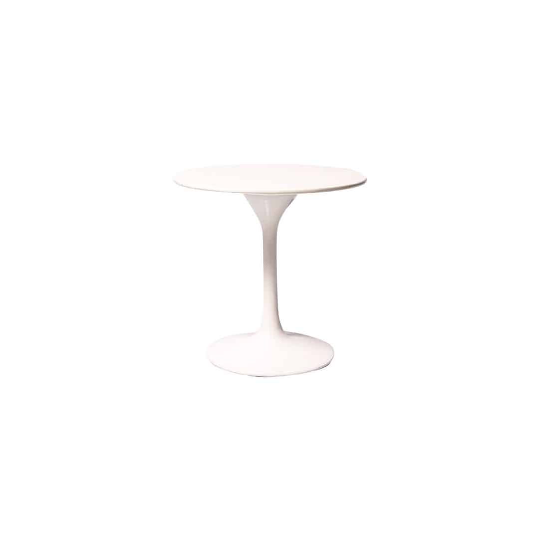 Tulip Side Table – White Resin