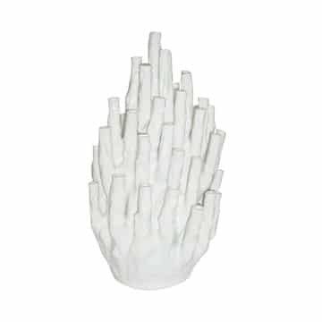 Coral Vase – White – Set of Three