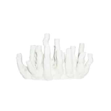 Coral Vase – White – Set of Three