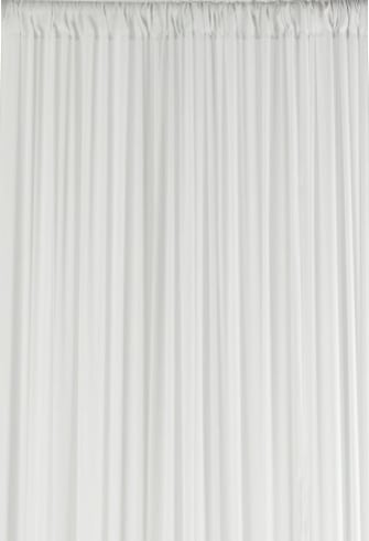 Chiffon Panel Drape – White