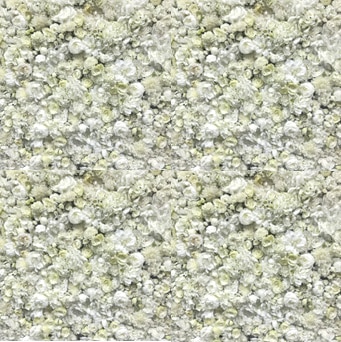 Synthetic Flower Wall Panel – White – 120cm x 120cm