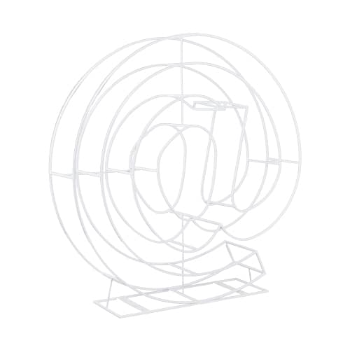 Wire Symbol – @ – White – 180cmH