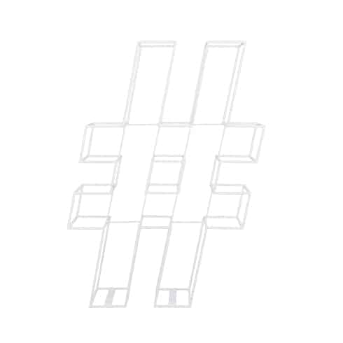 Wire Symbol – # – White – 180cmH
