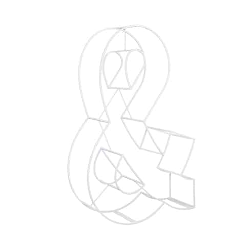 Wire Symbol – & – White – 180cmH