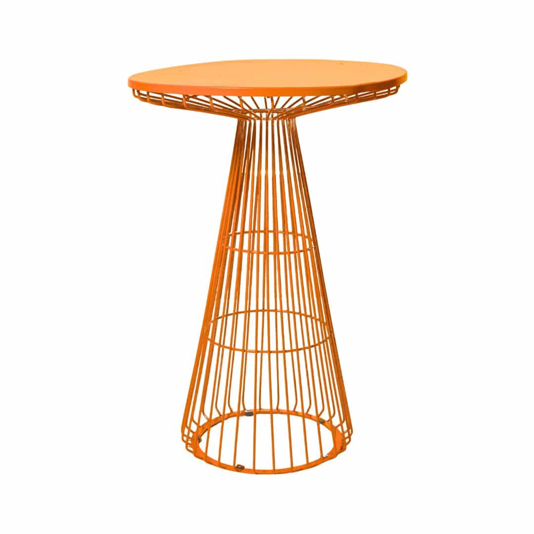 Wireworx Bar Table – Orange