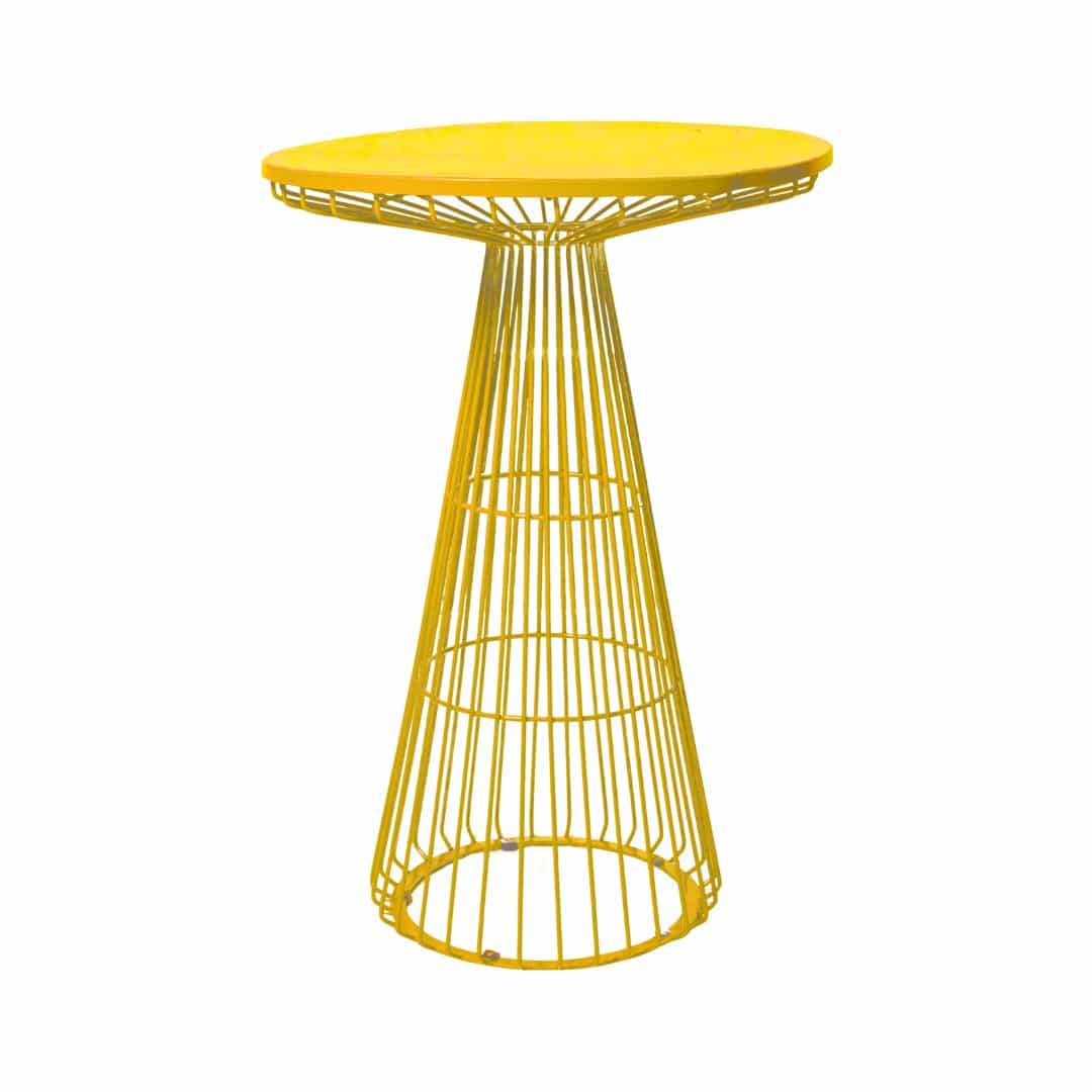 Wireworx Bar Table – Yellow