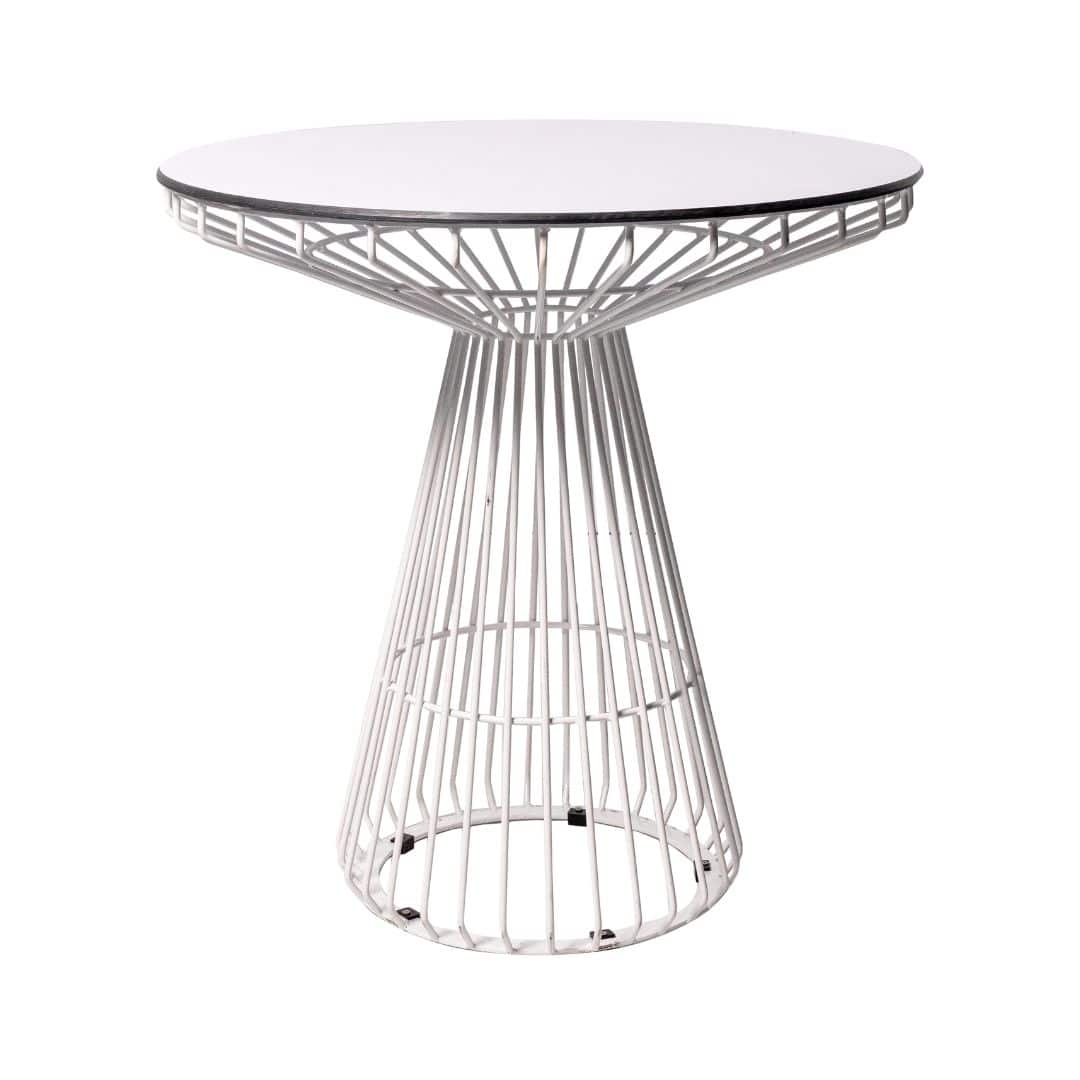 Wireworx Cafe Table – White