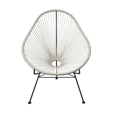Acapulco Chair – White – 70cmW x 70cmD x 90cmH