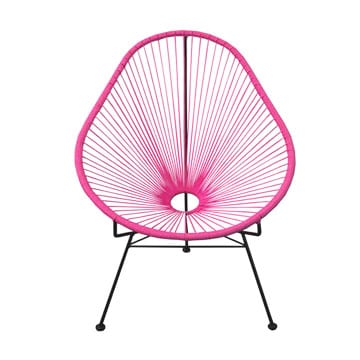 Acapulco Chair – Pink – 70cmW x 70cmD x 90cmH