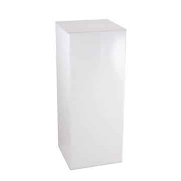 Rectangular Plinth – White – Assorted Styles