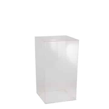 Rectangular Plinth – Clear – Assorted Styles