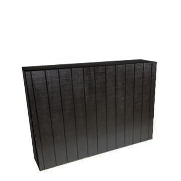 Timber Panelled Standard Bar – Black