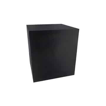Barcelona Plinth – Black – 100cmL x 100cmW x 120cmH