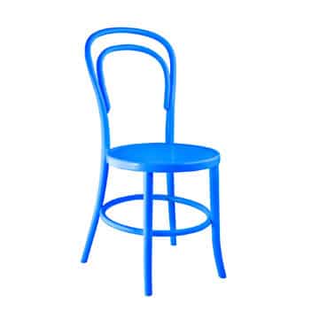 Vienna Bentwood Chair – Blue – 40cmW x 40cmD x 85cmH